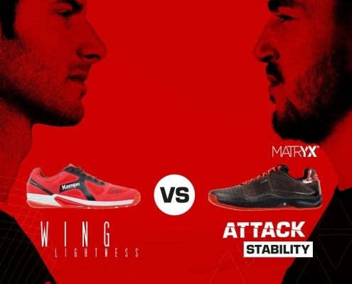 Wing vs. Attack Kempa Handballschuhe 2019