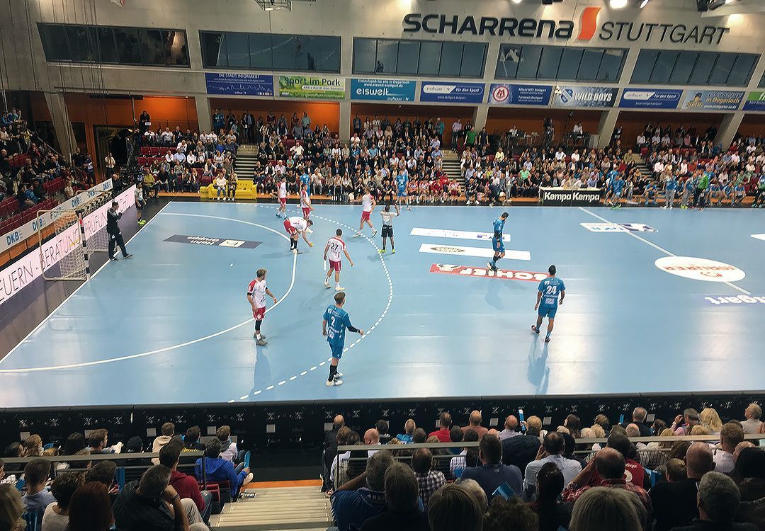 Handballspiel TSG Friesenheim gegen TVB Stuttgart