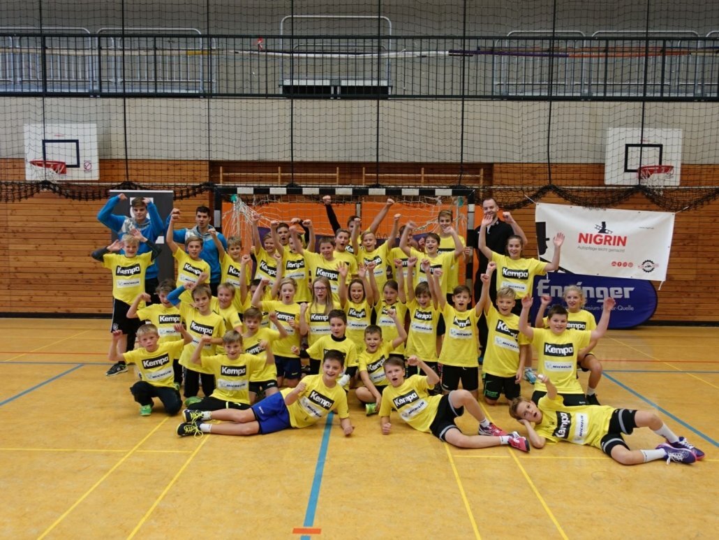 Gruppenfoto Handballspieler Balingen