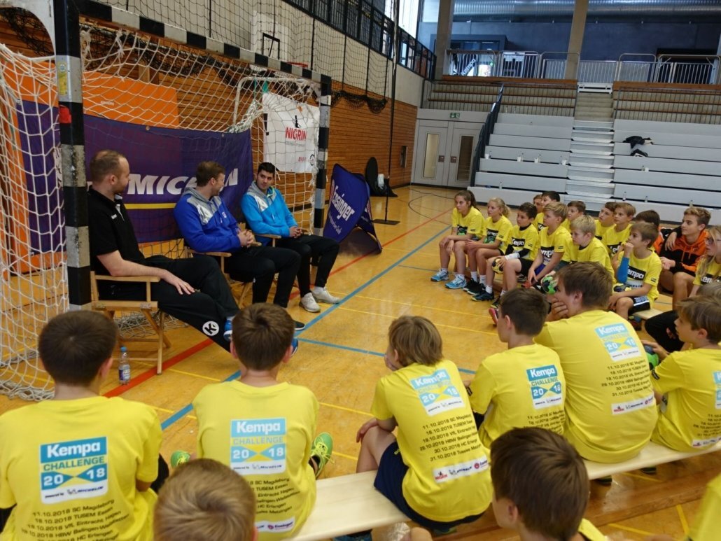 Gesprächsrunde mit Handballprofis Balingen
