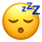 schlafendes Gesicht Emoji