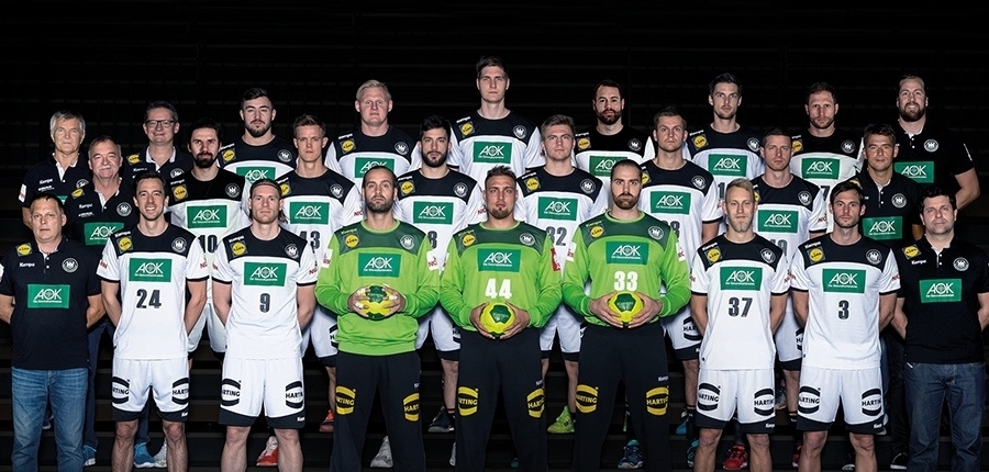 DHB Handball Mannschaftsfoto