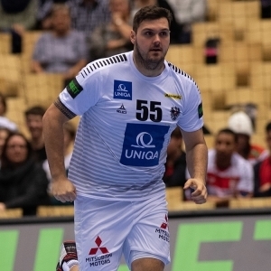 Tobias Wagner im Handballspiel