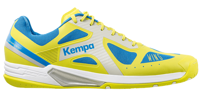 Kempa WING LITE spring gelb/ ash blau Handballschuhe