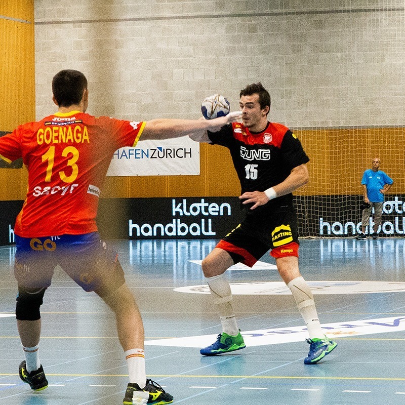 Hendrik Schreiber im Handballspiel