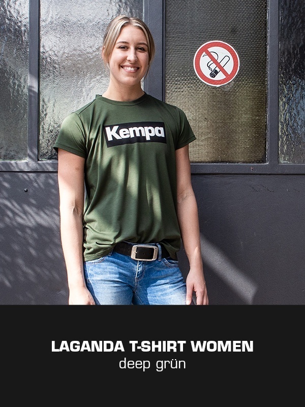 LAGANDA Kempa Freizeitkollektion - T-Shirt getragen von Dana Bleckmann