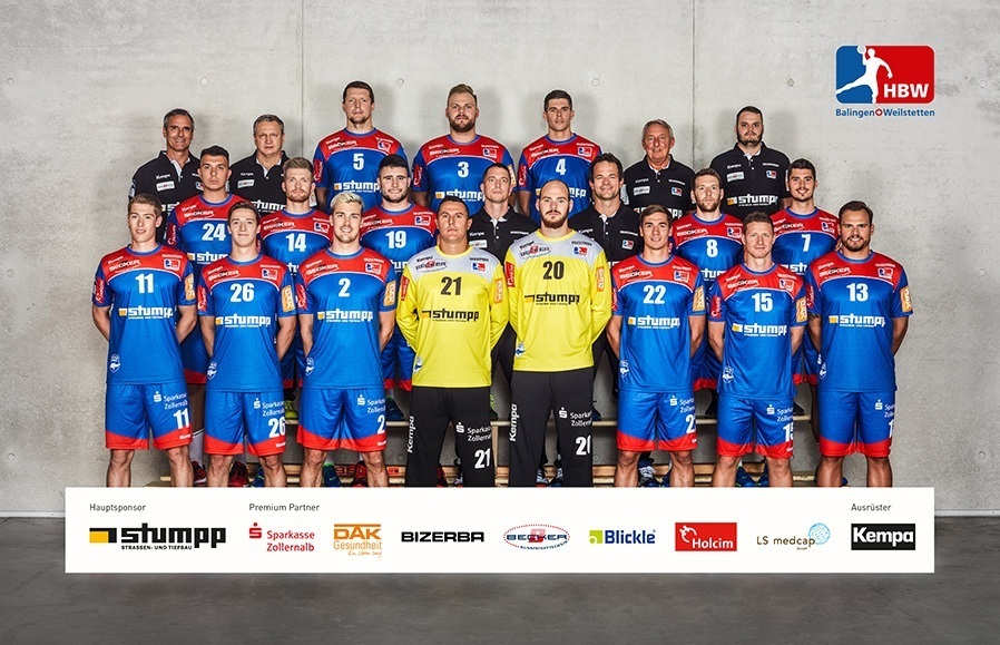 HBW Balingen-Weilstetten Mannschaft in der Saison 2019/20