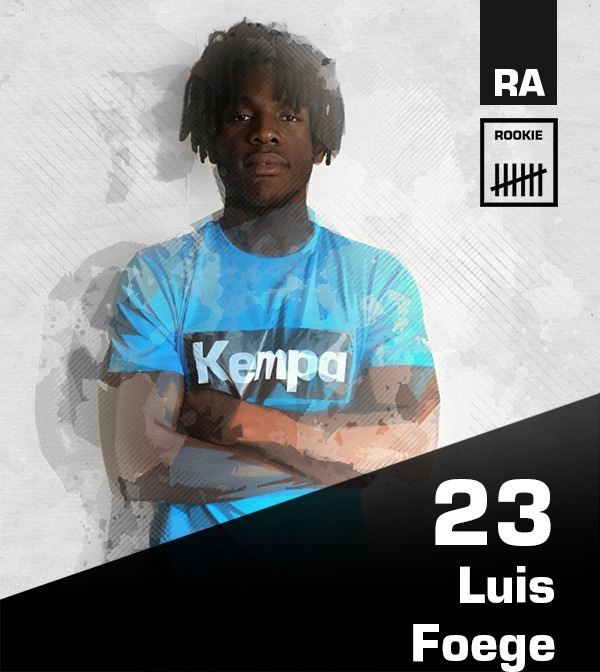 Luis Foege Rookie7 Spielerkarte