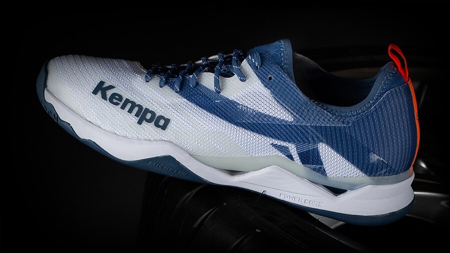 Kempa Handballschuhe - WING LITE 2.0 weiß/steel blau