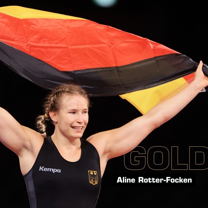 Aline-Rotter-Focken gewinnt Gold bei den olypmischen Spielen