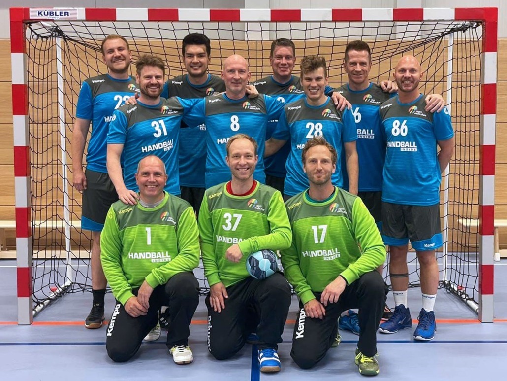Gruppenfoto von Team München bei der LGBT Euro Handball Championship